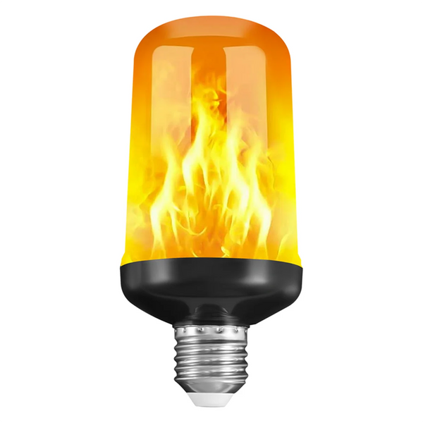 LED Flame Effect Light Bulb – E27 Base, Realistic Flickering Fire Design