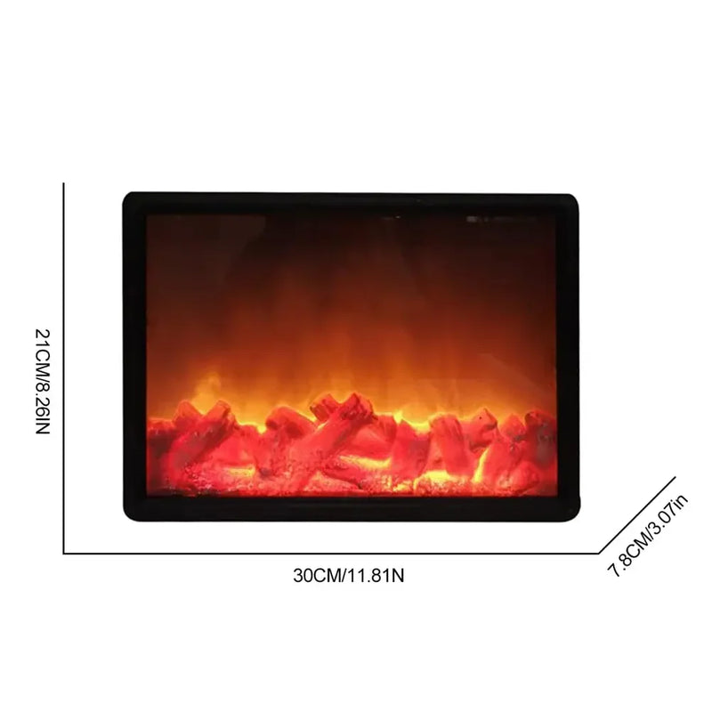 Christmas LED Flame Lamp – Simulated Fireplace Light for Indoor & Outdoor Decor