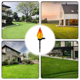 Solar LED Flame Lights (1/2pcs) – Flickering Outdoor Lamps for Garden & Pathway Decor