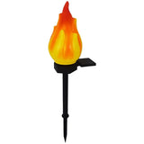 Solar LED Flame Lights (1/2pcs) – Flickering Outdoor Lamps for Garden & Pathway Decor