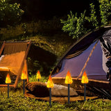 Solar LED Flame Lights (1/2pcs) – Flickering Outdoor Lamps for Garden & Pathway Decor